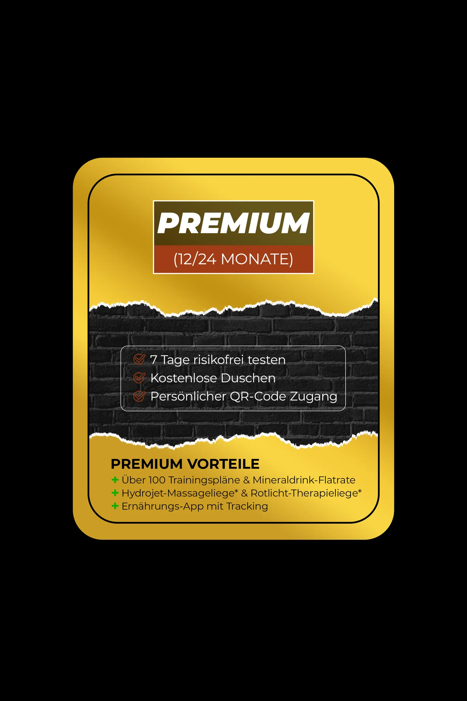 BrickFit Premium &ndash; Tarif&uuml;bersicht